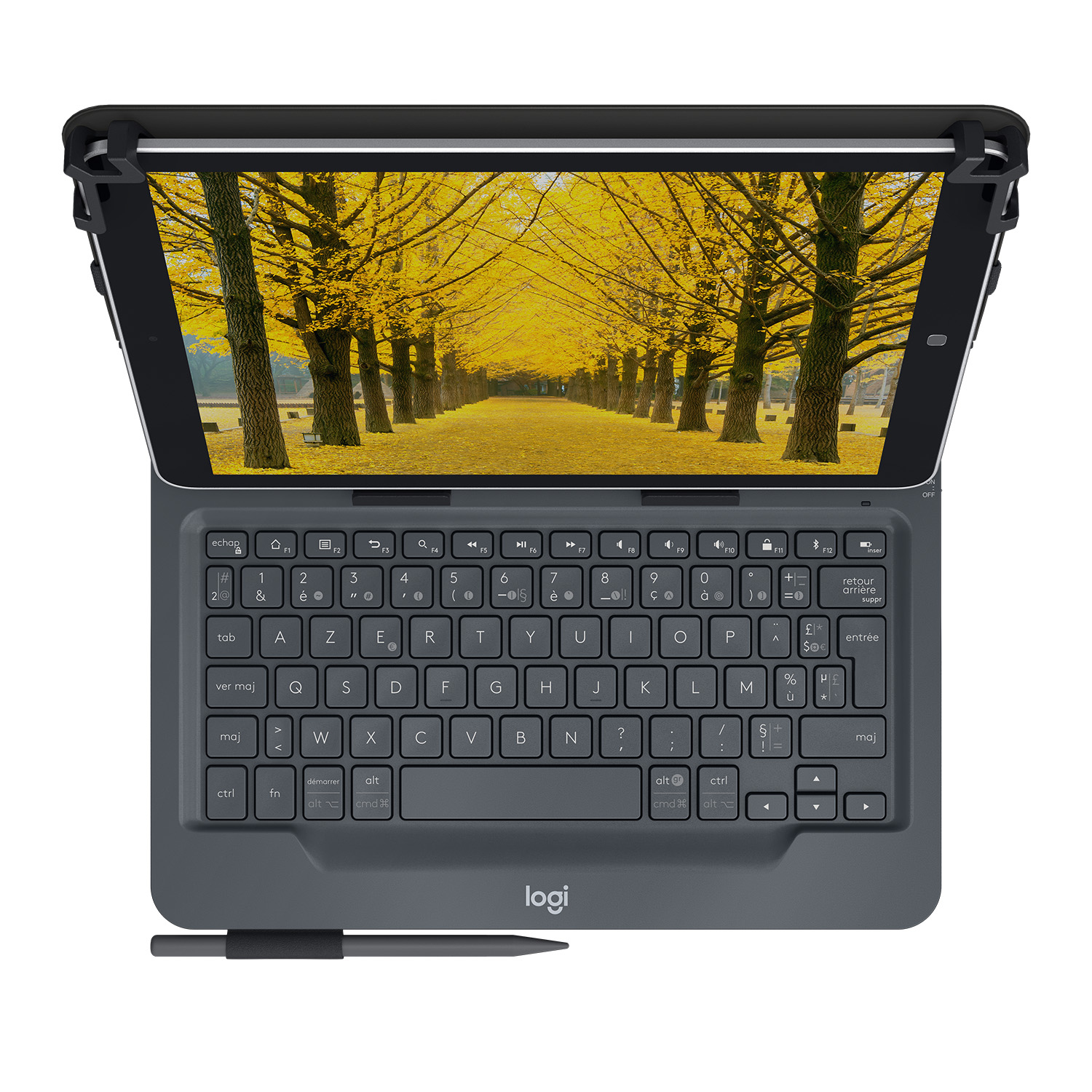 Universal Folio with integrated keyboard for 9-10 inch tablets - FRA AZERTY FR