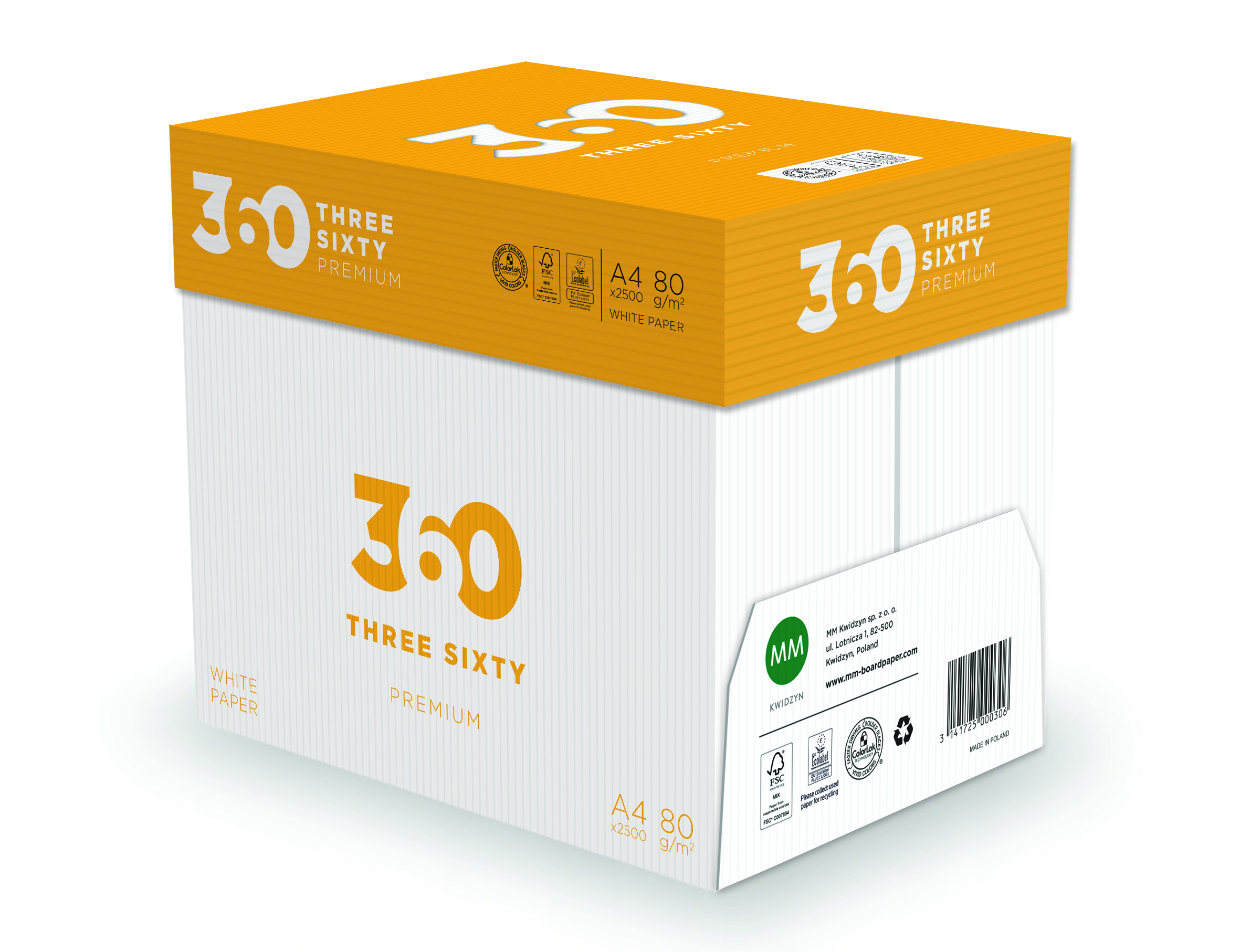 360 Premium FSC Papier A4 80 g/m² Weiß