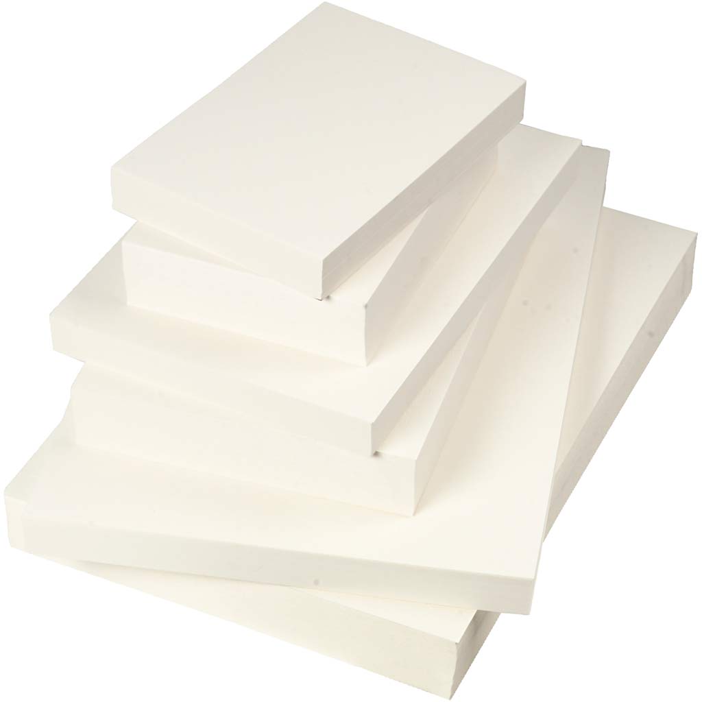 Aquarellpapier A3/A4/A5 200/300g weiß/6x100v