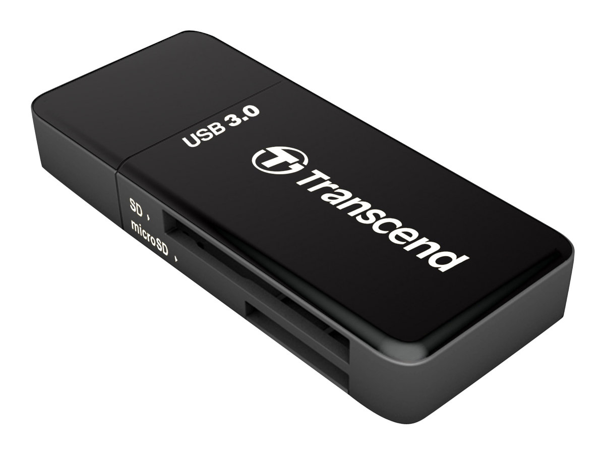  USB3.0 SD/microSD Card Reader - Zwart - Supports SDHC(UHS-I) / SDXC(UHS-I) / microSD / microSDHC(UHS-I) / microSDXC(UHS-I)