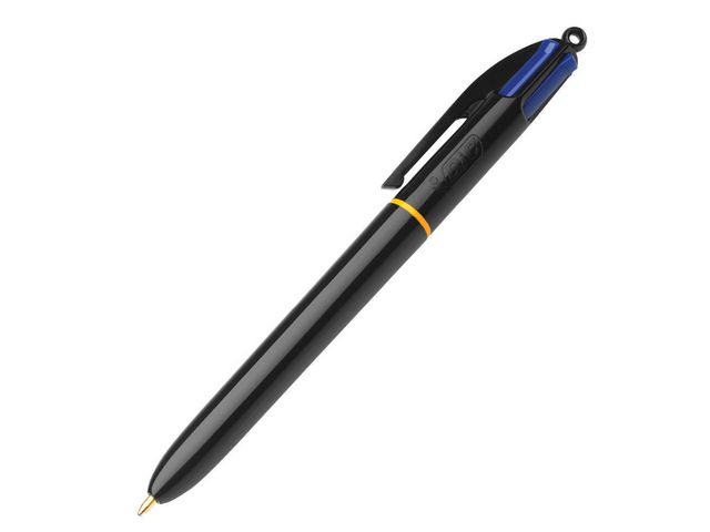 Kugelschreiberständer 4Colours™ Counter Pen, Kunststoff, mit Kette, schwarz