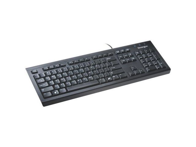 ValuKeyboard Tastatur, verkabelt, USB, PS/2, AZERTY, schwarz