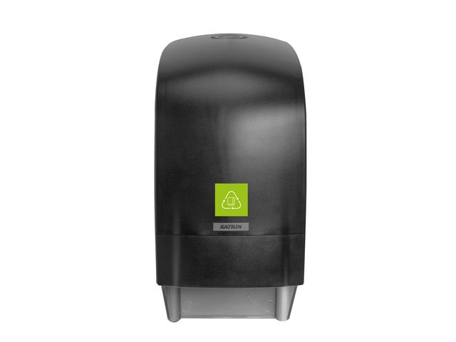 Inclusive System Toilettenpapierspender Manuell Kunststoff Schwarz
