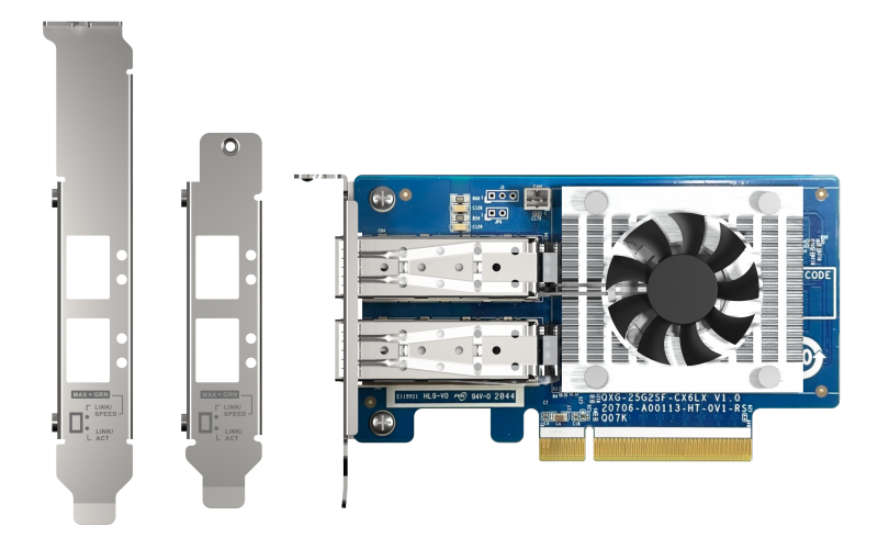  Dual-port SFP28 25GbE network expansion card low-profile form factor PCIe Gen4 x8