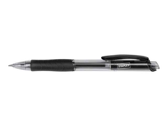 Kugelschreiber, Einweg, Druckmechanik, M, transluzent, Schreibfarbe: schwarz