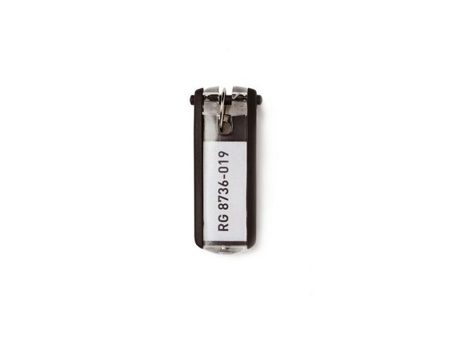 Schlüsselanhänger Key Clip, Kunststoff, 25 x 65 x 10 mm, schwarz