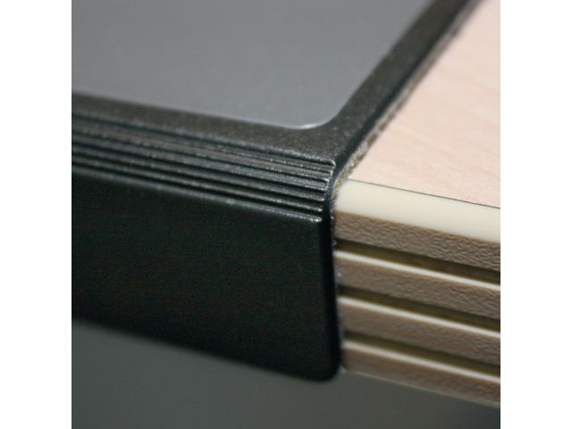 Schreibunterlage, mit Kantenschutz, mit Vollsichtauflage, 65 x 50 cm, schwarz