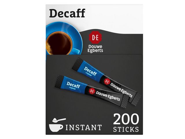 Entkoffeinierter Instantkaffee aus Arabica- und Robusta-Bohnen Sticks, 200 Portionen