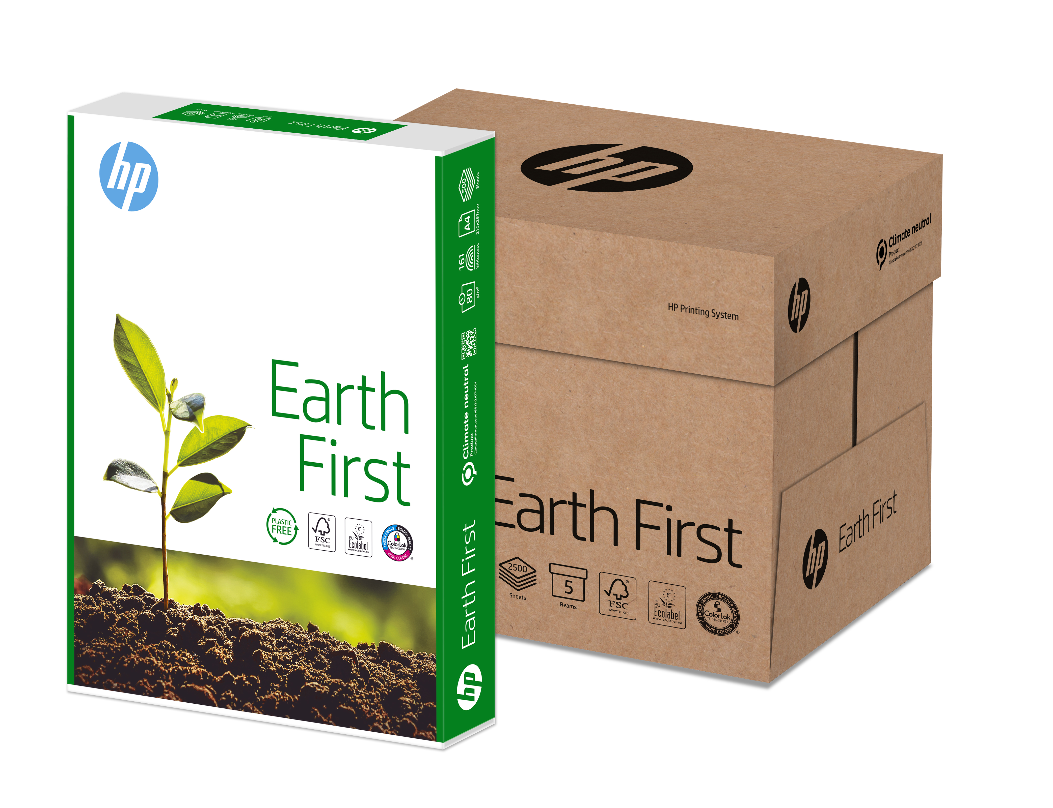  Earth First Papier A4 80 g/m² Weiß