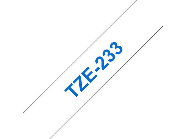 ® Schriftbandkassette TZe, Polyester, laminiert, 12 mm x 8 m, blau auf weiß