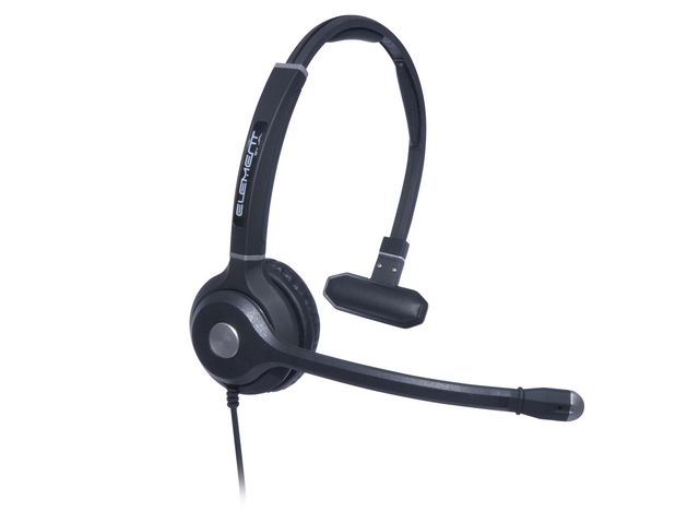 TT3 AVANT On-Ear-Mono Headset, verkabelt, schwarz