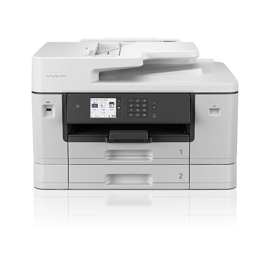 Flatbed/ADF kleur A3 inkjetprinter/copier/scanner/fax/PC-fax 33K6 35/32 ppm (zwart-wit/kleur) 1200x4800 dpi 256MB USB 2.0 Hi-Speed duplex A3 print/kopie/fax/sca