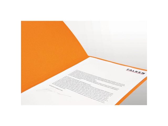 Aktenordner A4, Recyclingkarton, 300 Blatt, Orange