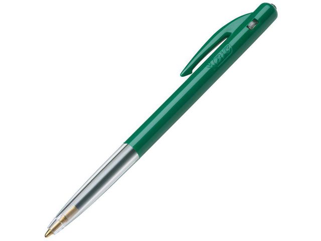 Kugelschreiber M10™ clic, Einweg, Druckmechanik, M, 0,4 mm, Schreibfarbe: grün