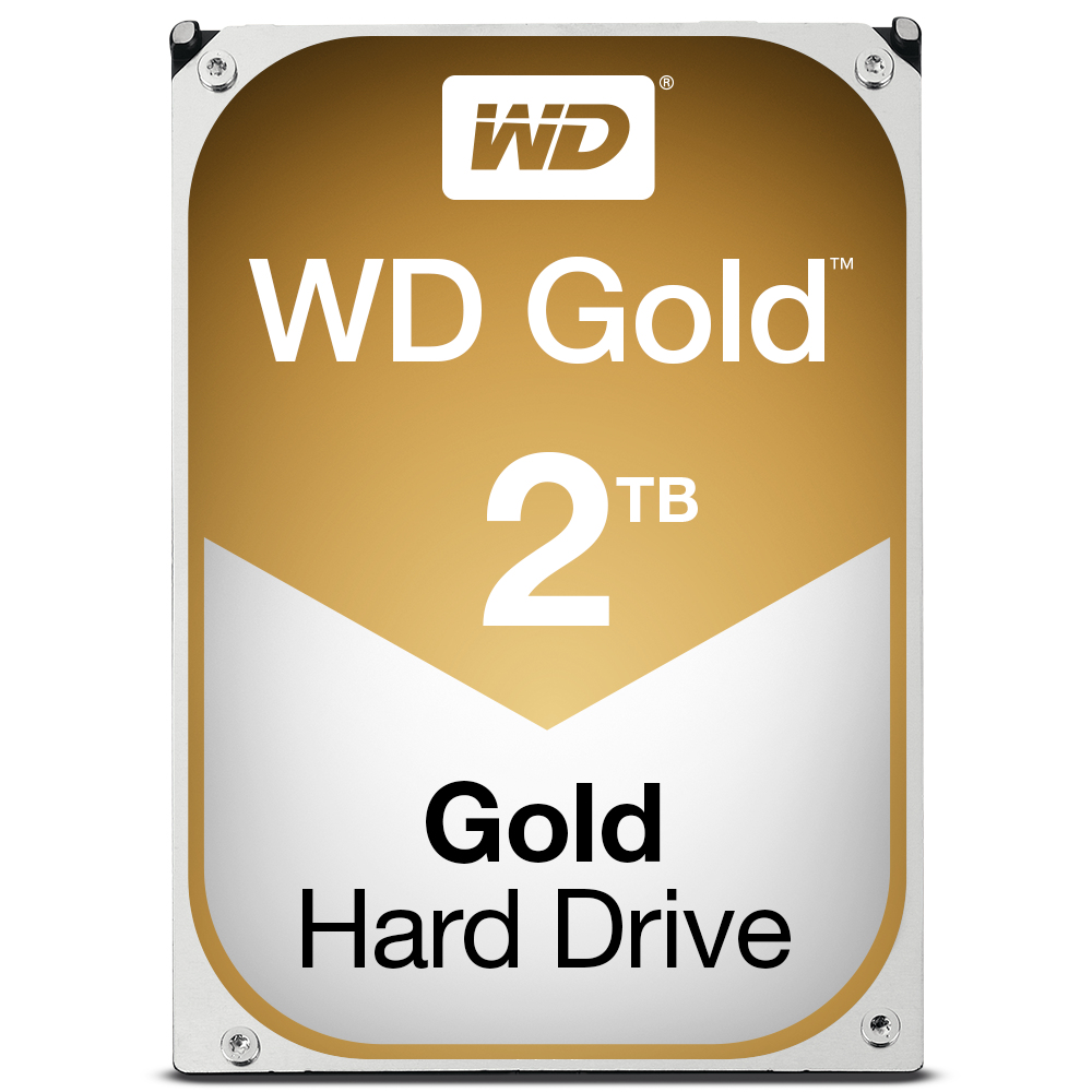 WD Gold 2TB HDD 7200rpm 6Gb/s serial ATA sATA 128MB cache 3.5inch intern RoHS compliant Enterprise Bulk