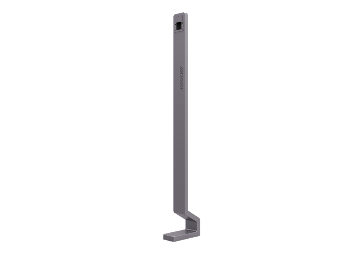The mounting pole for DS-K1T671TM-3XF MaterialSPCC Weight6.7 kg (14.8 lb.) Dimension (W x H x D)98.5 mm x 1342 mm x 225mm  without power supply.
