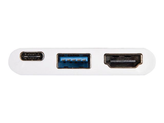 Hama 3in1 USB-C Multiport Adapter for USB 3.1 HDMI and USB-C - Docking Station - HDMI