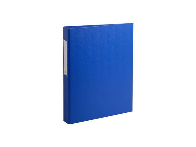  Ringbuch, Karton, A4, 2-Ring-Mechanik, Ring-ø: 25 mm, blau