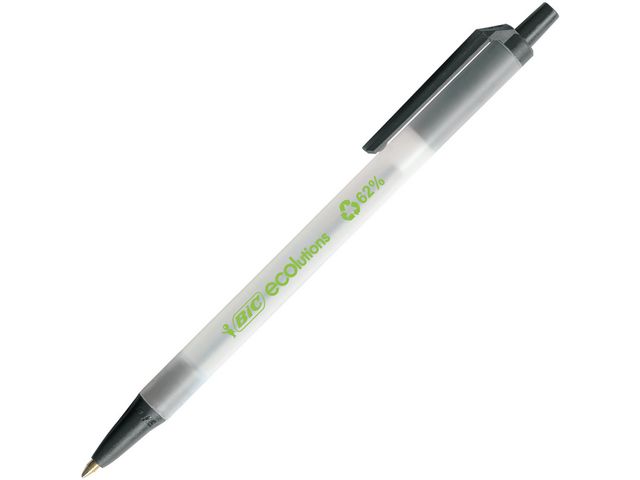 Kugelschreiber ecolutions® Clic Stic™, Druckmechanik, 0,4 mm, Schreibfarbe: schwarz