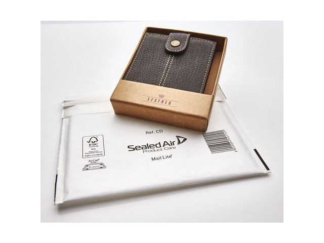Mail Lite Luftpolsterumschlag, CD, 180 x 160 mm, AirCap®, selbstklebend, Kraftpapier, weiß