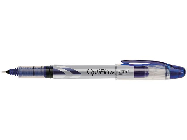OptiFlow Tintenkugelschreiber, mit Kappe, F, 0,7 mm Federstärke, Blau