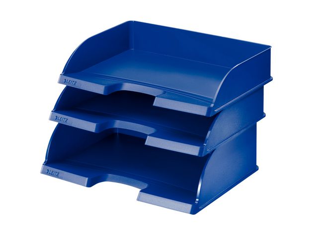 Briefkorb Jumbo Plus quer, Polystyrol, A4+, 363 x 273 x 103 mm, blau