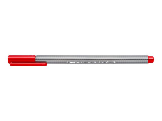 Fineliner, triplus®, mit Kappe, 0,3 mm, Schreibfarbe: rot