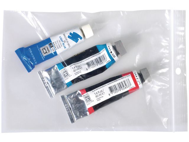 Grip Seal Polyethylen-Beutel Wiederverschließbar Transparent 160 x 220 mm 100er-Pack