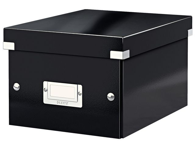Archivbox Click & Store, mit Deckel, A5, innen: 20 x 25 x 14,8 cm, schwarz