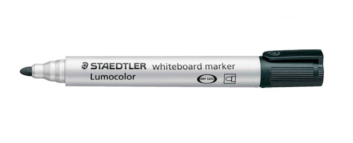 Viltstift  351 whiteboard rond zwart 2mm