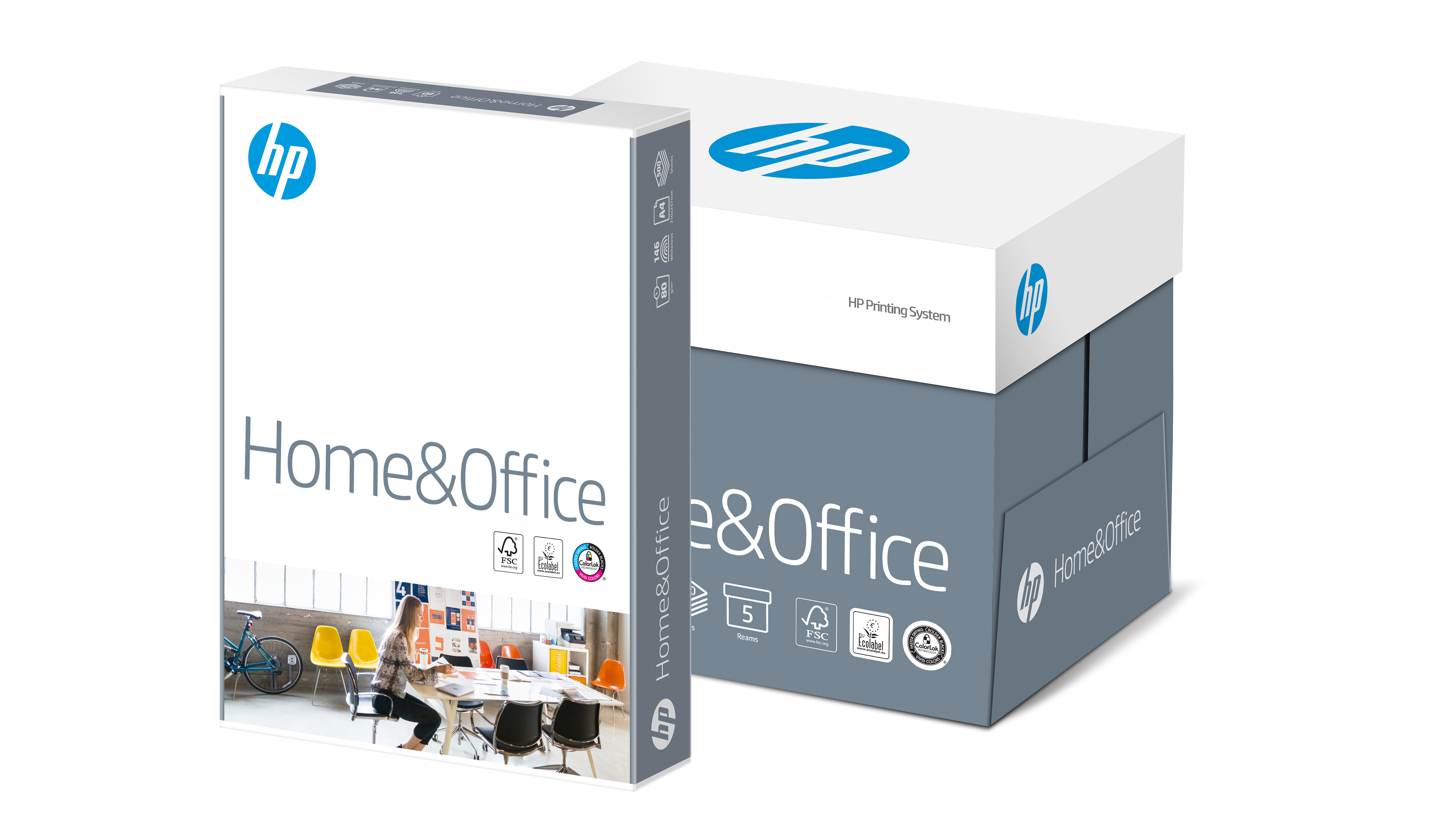 Home & Office Papier A4 80 g/m² Weiß
