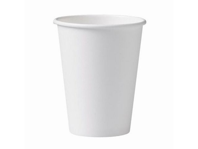 Kaffeetassen, weißer Karton | 355 ml - Ø 89,5 mm