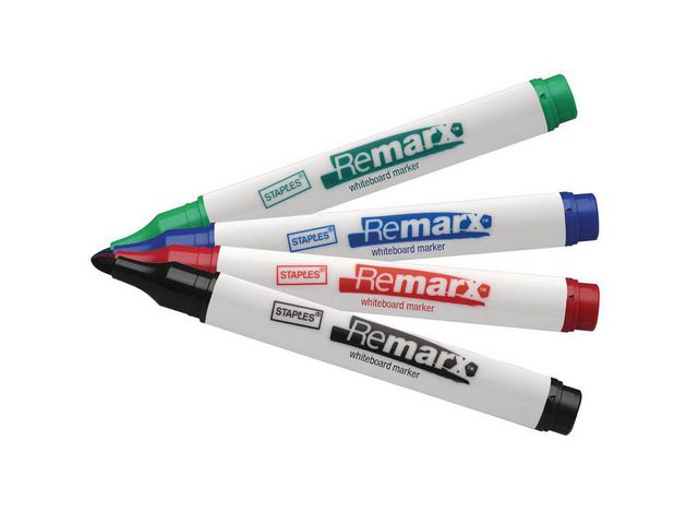 Remarx™ Whiteboard-Marker, Rundspitze, Linienstärke 1,5 bis 3 mm, Blau