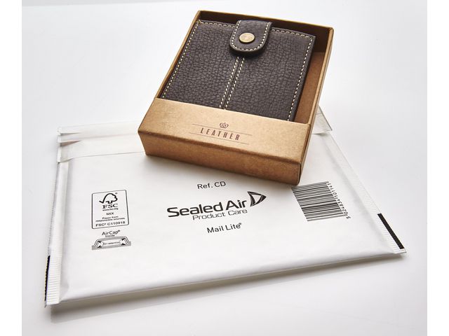 Mail Lite Luftpolsterumschlag, CD, 180 x 160 mm, AirCap®, selbstklebend, Kraftpapier, weiß