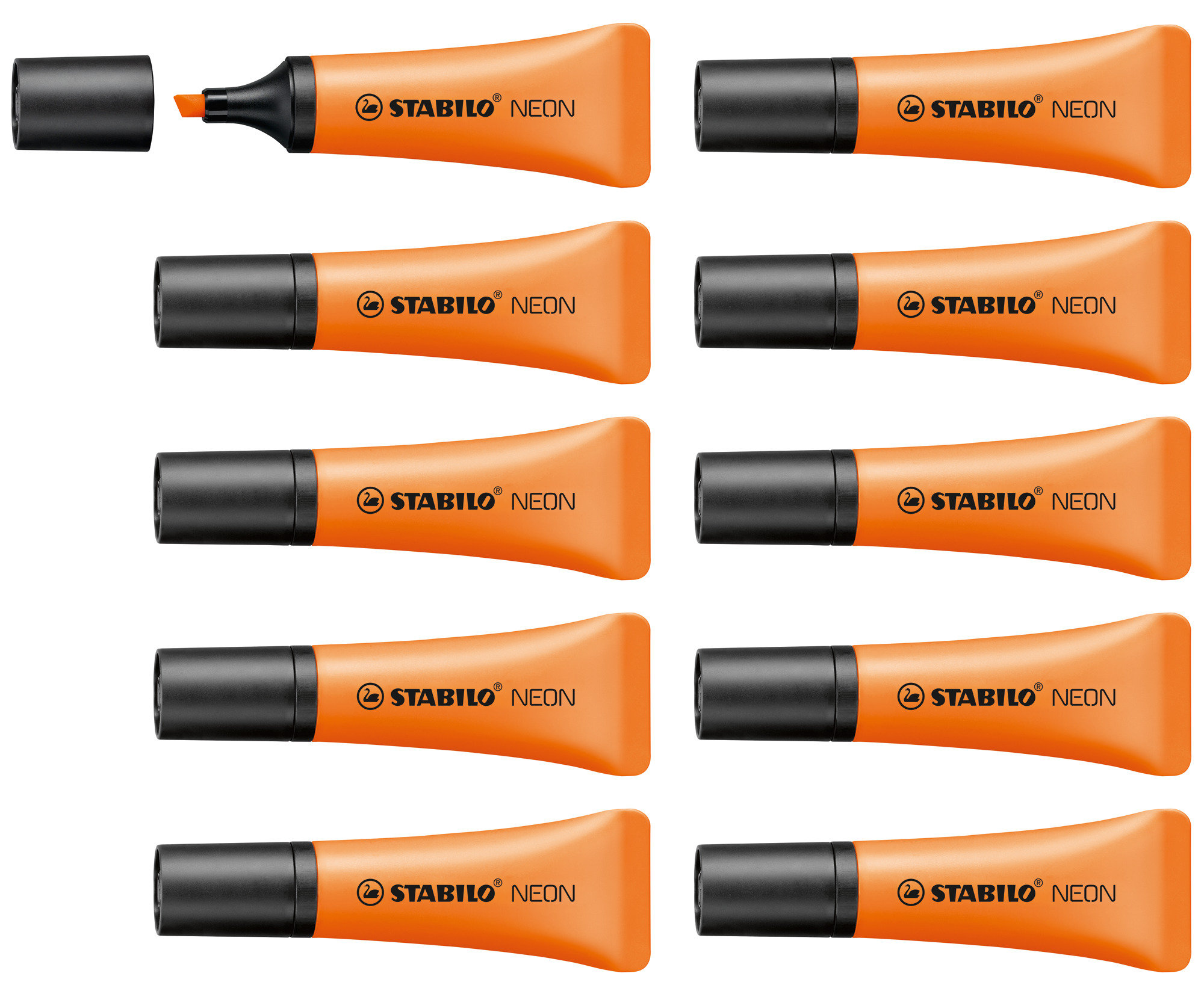 Neon Textmarker 2 - 5 mm Orange