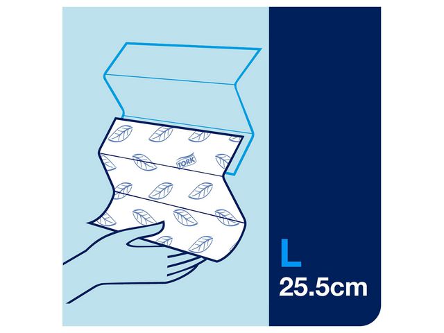 Papierhandtuch Premium, Tissue, 2lagig, Interfold, 21 x 150 Tücher, 21,2 x 25,5 cm, weiß