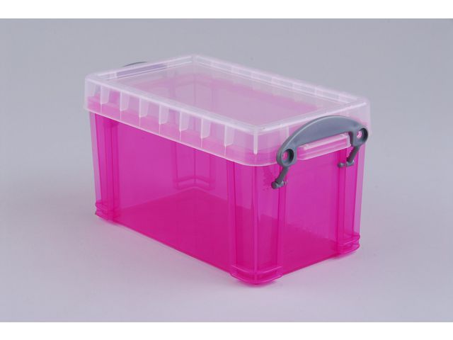 Stapelbare Aufbewahrungsbox, 2,1 Liter, Pink