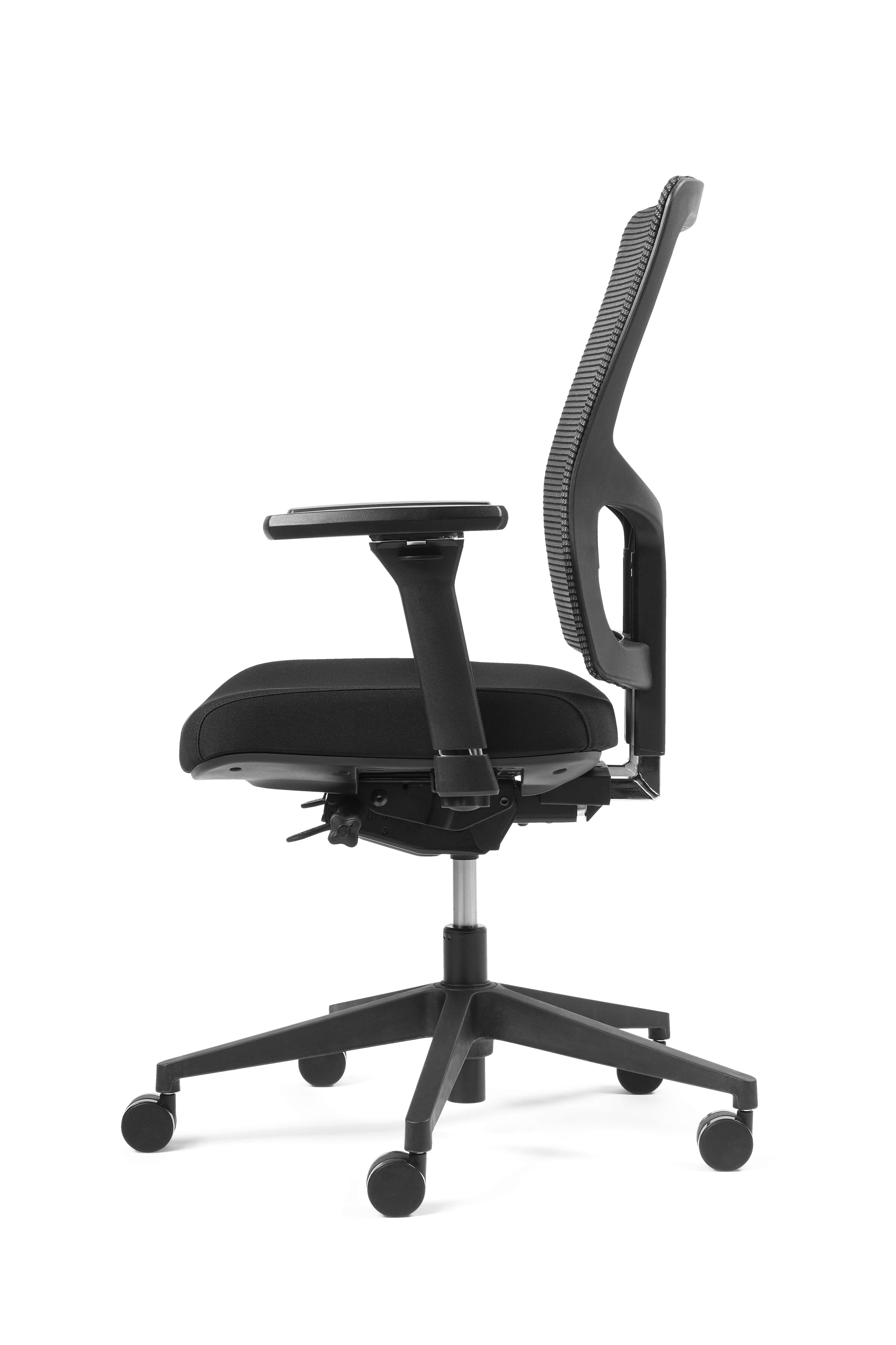 model55  Ergonomische Bureaustoel met NPR1813-certificering, Zwart