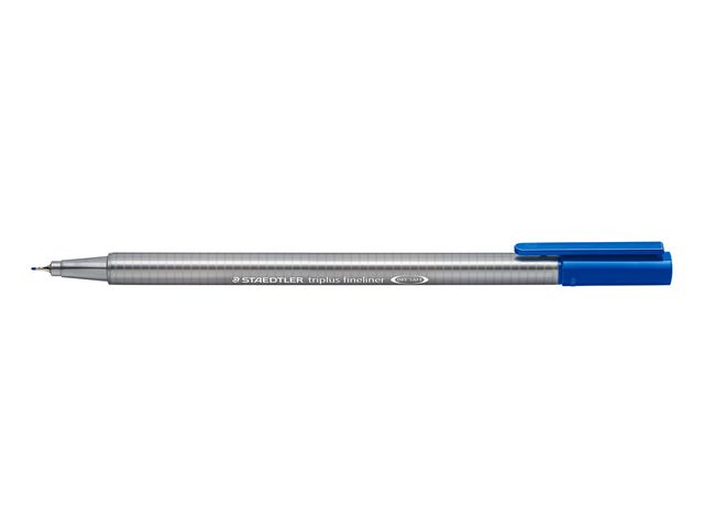 Fineliner, triplus®, mit Kappe, 0,3 mm, Schreibfarbe: blau