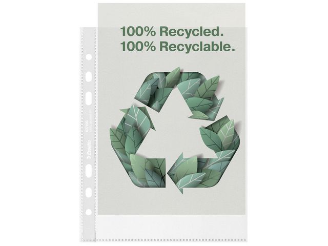 Plastikbeutel A5, PP, 100 % recycelt, transparent