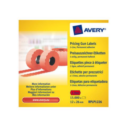 Avery Zweckform RPLP1226 - Preisschildetiketten - 15000 Etikett(en) - 26 x 12 mm