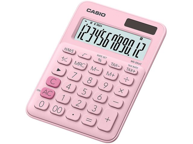 MS-20UC-WE-Tischrechner, Pink