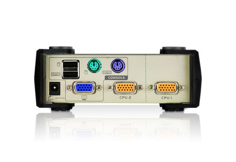 Desktop KVM 2 Port PS2/USB KVM/Console/PC PS2/USB