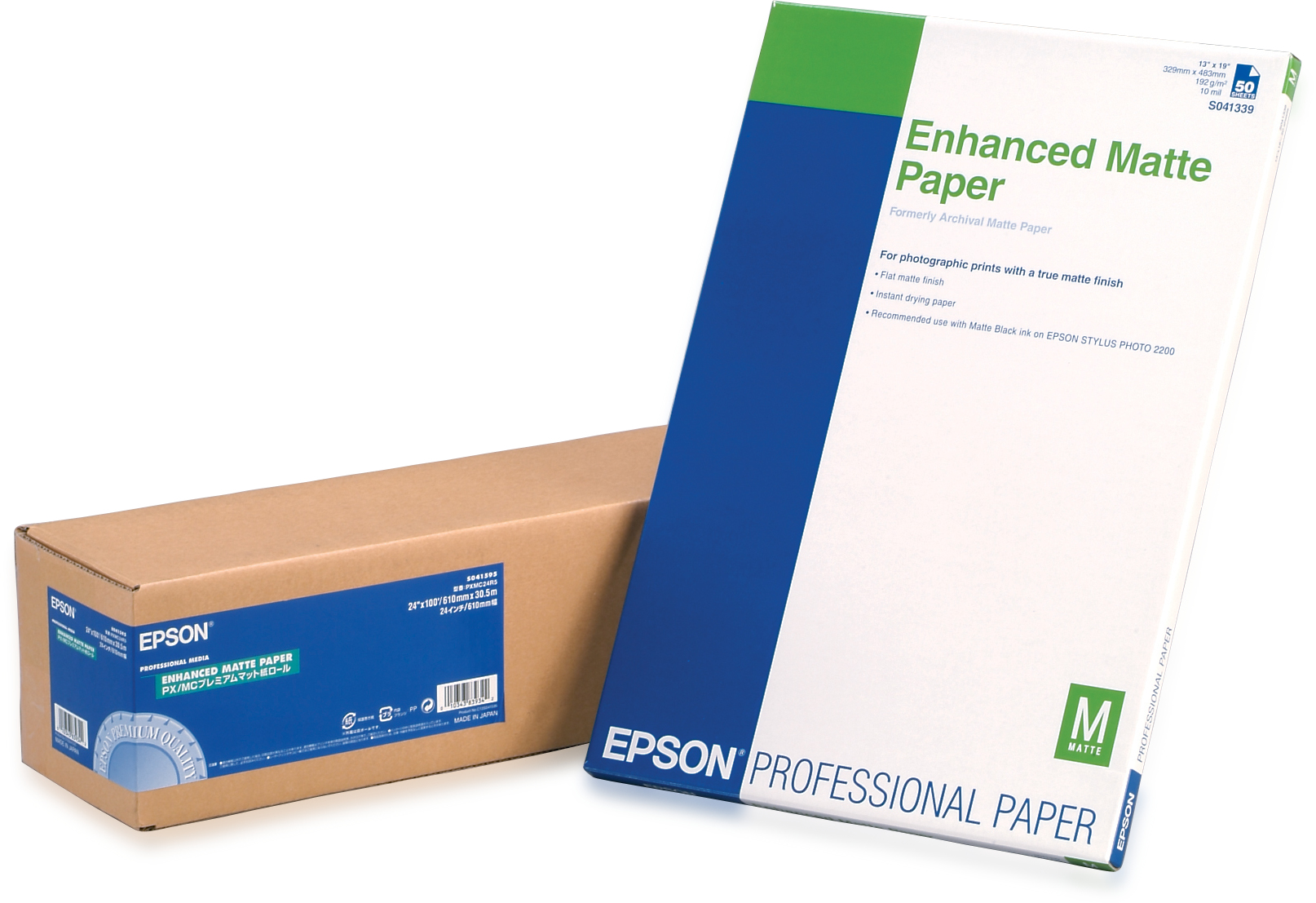  S041595 Enhanced matte paper inktjet 189g/m2 610mm x 30.5m 1 rol 1-pack