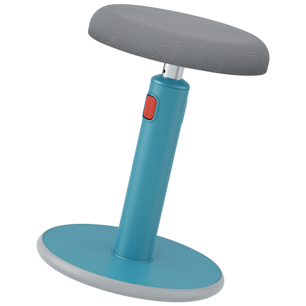 Sitz-/Stehhocker, ergonomisch, höhenverstellbar, blau