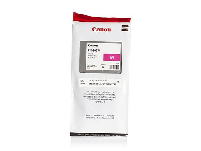 Canon Tintenpatrone, 8791B001, PFI-207M, original, magenta, 300 ml Staples