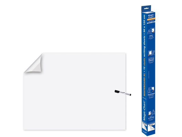 Magic-Chart XL Whiteboardfolie, PP, 900 x 1200 mm