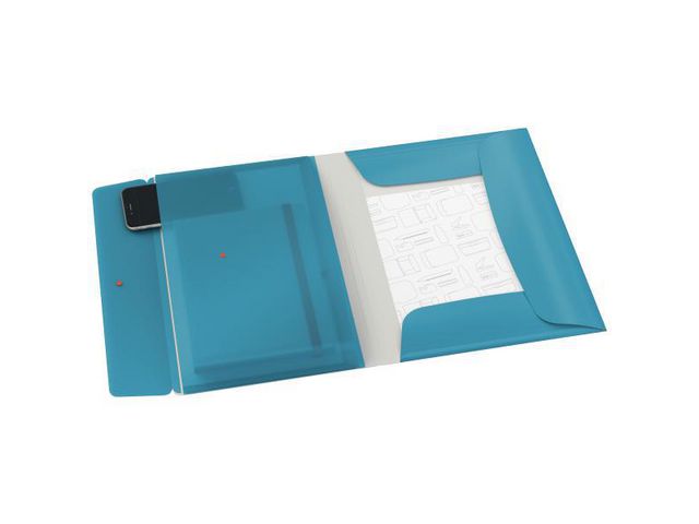 Cosy 3-Klappen-Mappe A4, Kunststoff, Serene Blue