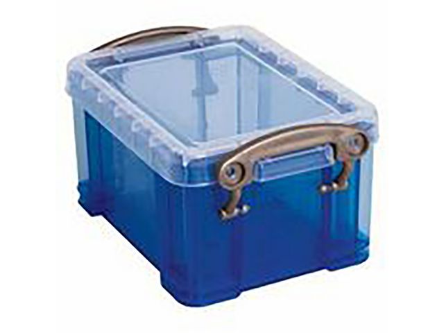 Stapelbare Aufbewahrungsbox, 0,3 Liter, 85 x 65 x 120 mm, Blau
