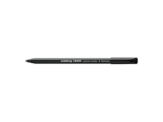 Faserschreiber 1200 color pen, 0,5 - 1 mm, Schreibfarbe: schwarz